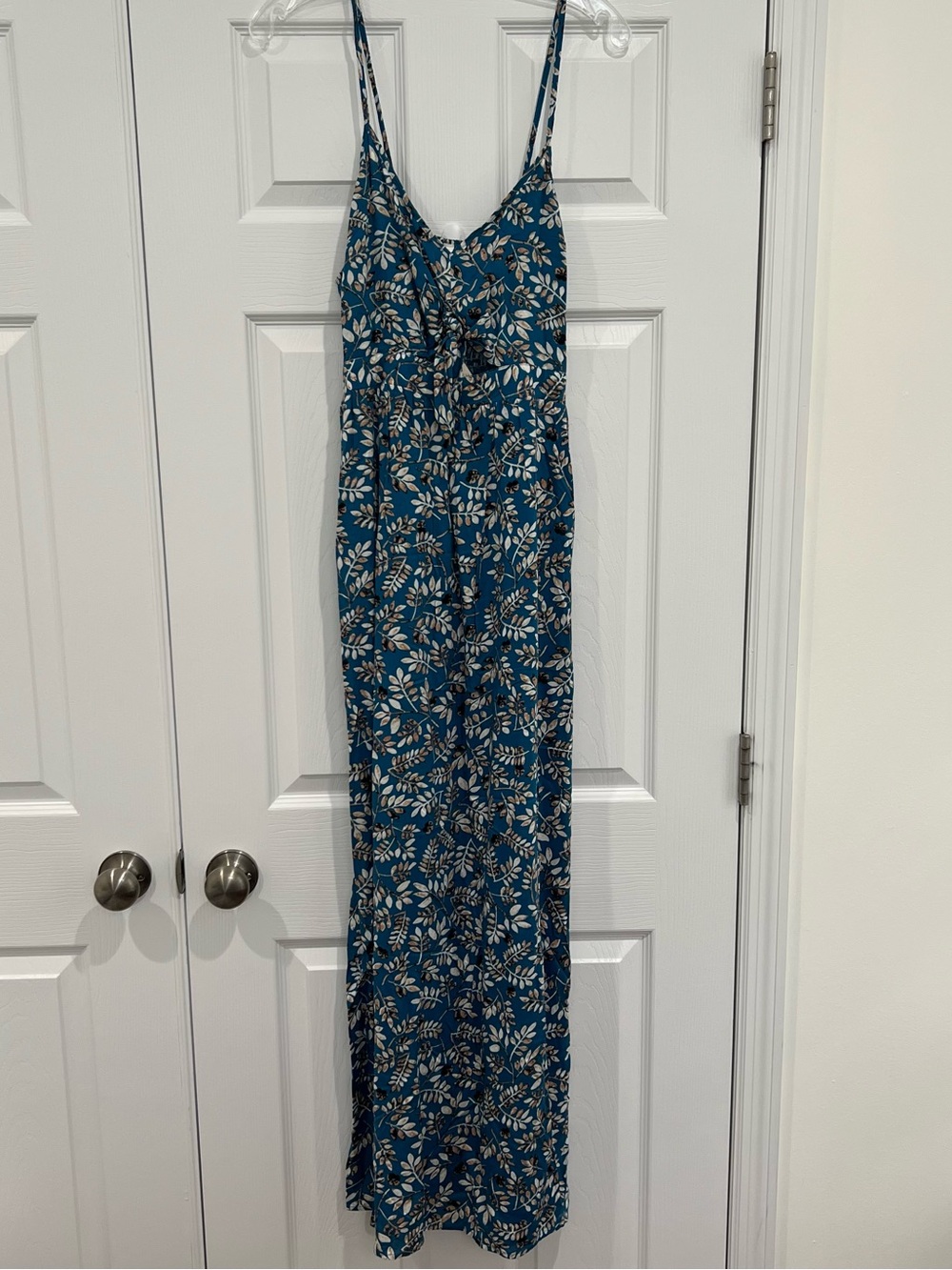 Pinkblush Teal Floral Slip Maxi Dress